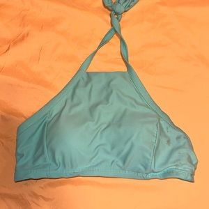 Teal padded bathing suit top